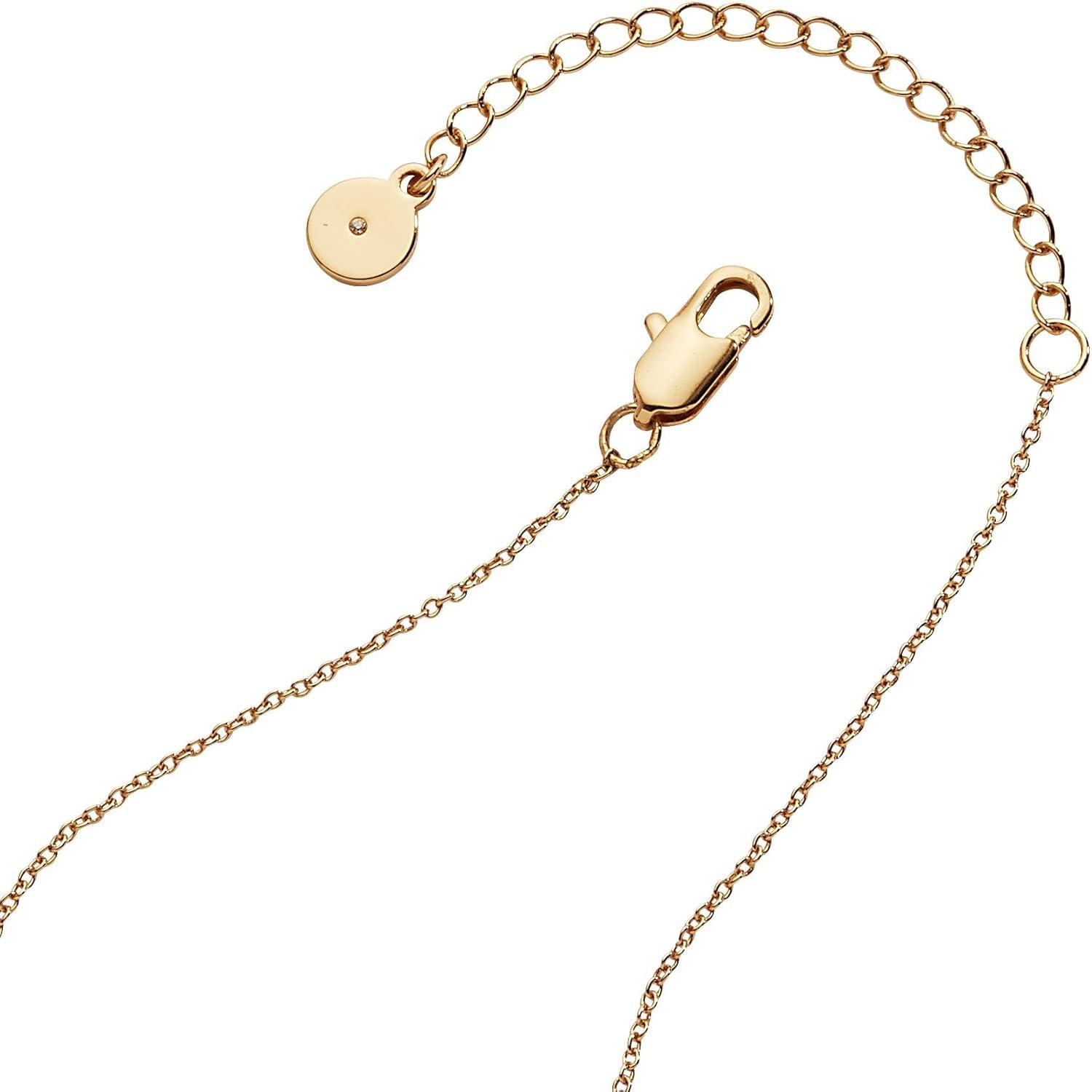 imageAlex and Ani Womens Gold Woodland Pendant Necklace Enamel Accents amp Natural Stones Moss Agate Tigers Eye Blue Aventurine Pearl Perfect Fall JewelryWoodland Pendant Necklace Shiny Gold