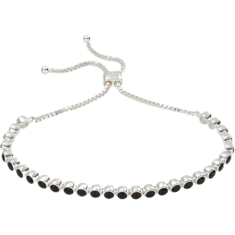 imageAlex and Ani Jet Black Crystal Bolo Bracelet