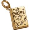 30th Chapter Book Charm