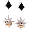 Celestial Earring set of 2 (Two Tone)
