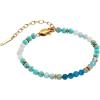 Turquoise Ombre Semi-Precious Beaded Bracelet