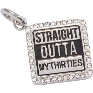 Alex and Ani 60 & Sassy’ Martini Charm(Straight Outta My Thirties – 40th Birthday Charm)