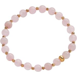 Alex and Ani Clear Quartz Healing Stone Stretch Bracelet(Rose Quartz)