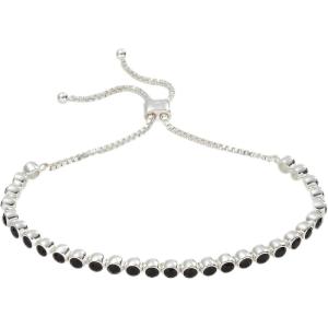 Alex and Ani Jet Black Crystal Bolo Bracelet