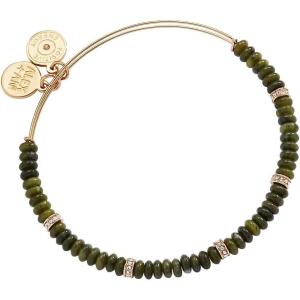 Alex and Ani Multi-Color Semi-Precious Beaded Bangle(Green)