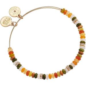 Alex and Ani Multi-Color Semi-Precious Beaded Bangle(Multicolor)