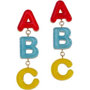 Alex and Ani Teacher’s Pet Earrings(ABC Linear Earring)