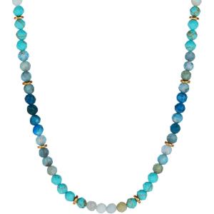 Alex and Ani Turquoise Ombre Semi-Precious Beaded Anklet(Turquoise Ombre Semi-Precious Beaded Necklace)