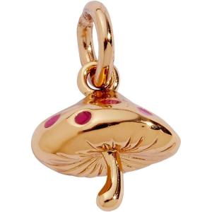 Alex and Ani Woodland Charms – Layering Charms for Bracelets, Nature & Forest-Inspired Designs(Woodland Mushroom Charm (Shiny Gold))