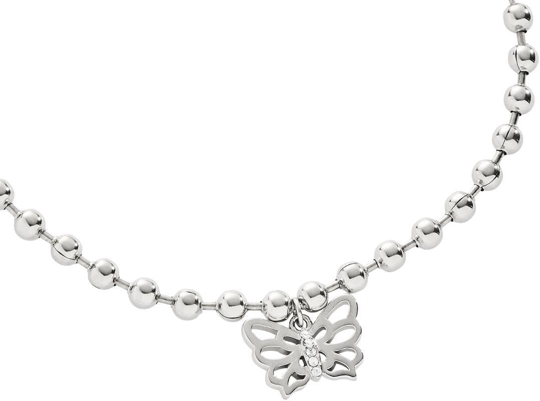 imageAlex and Ani Butterfly Ball Chain BraceletStainless Steel Silver