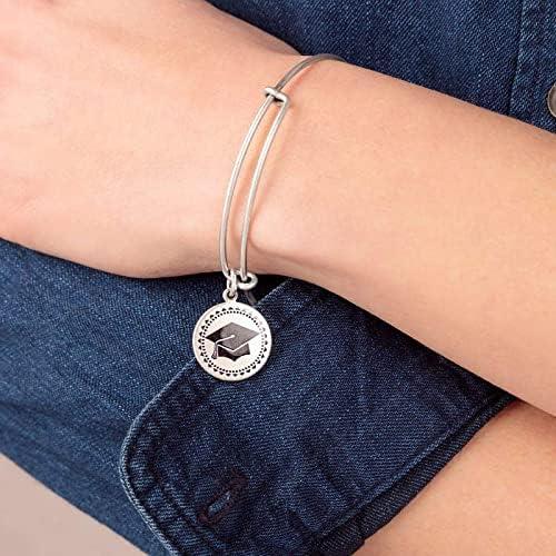 imageAlex and Ani Class of 2020 Charm BangleRafaelian Silver