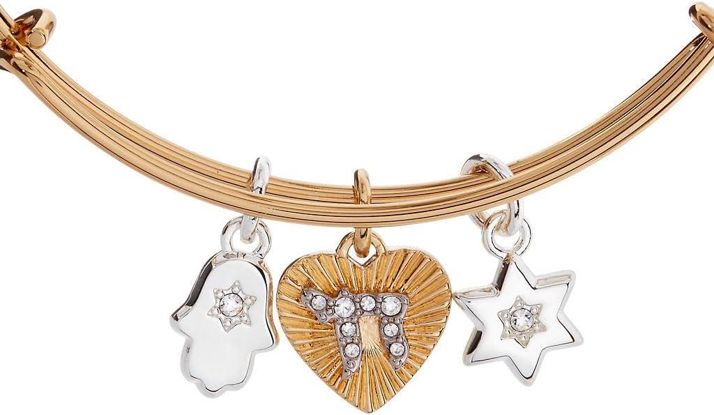 imageAlex and Ani Faith and Family Star of David Charm BangleBangle