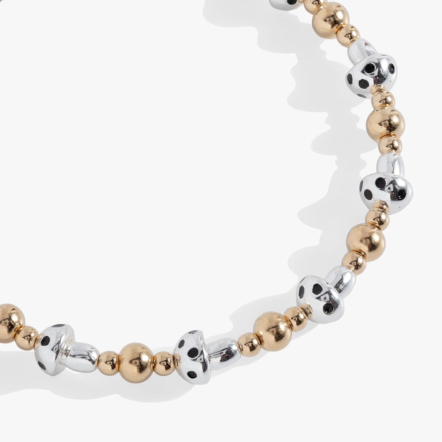 imageAlex and Ani Mushroom Beaded BangleMushroom Beaded EWB