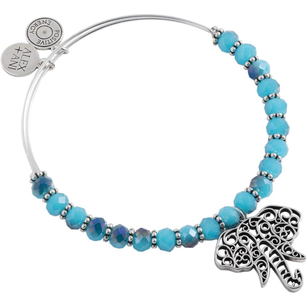 imageAlex and Ani Beaded Filigree Elephant Bangle