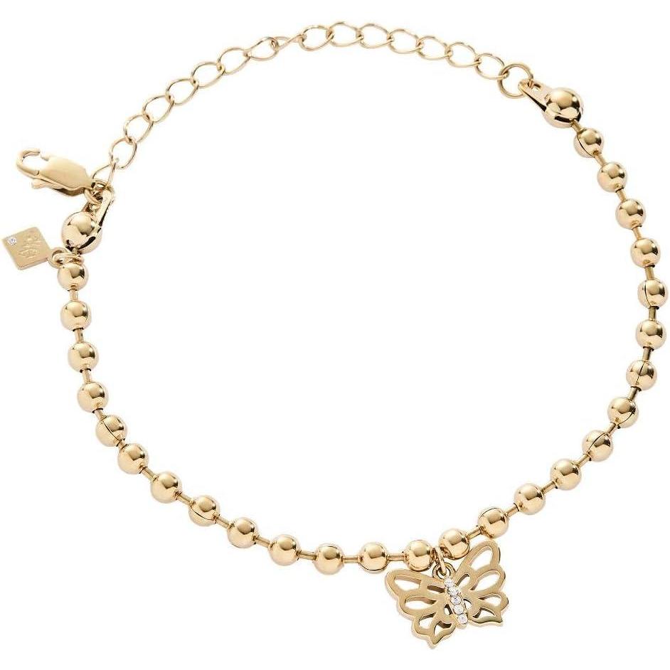 imageAlex and Ani Butterfly Ball Chain BraceletStainless Steel Gold