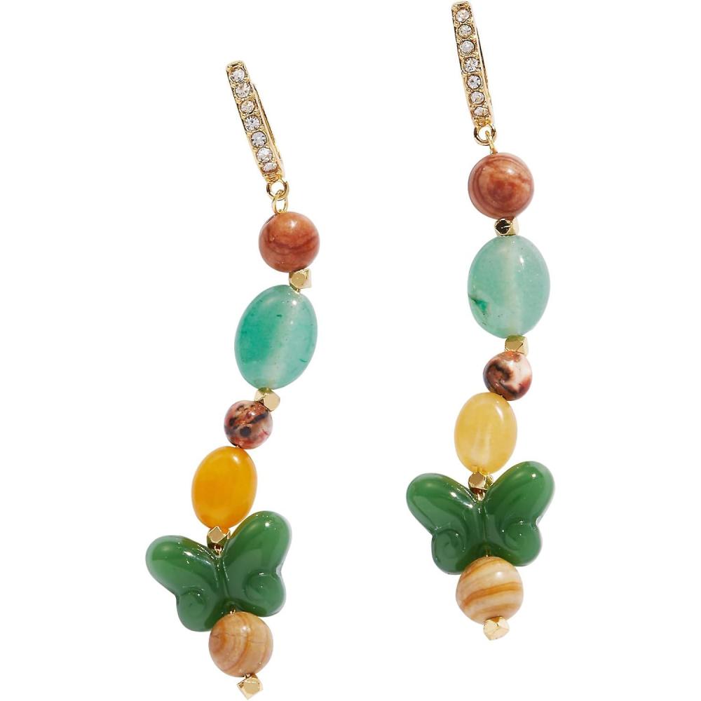 imageAlex and Ani Carved Butterfly JewelryCarved Butterfly Beaded Linear Earring