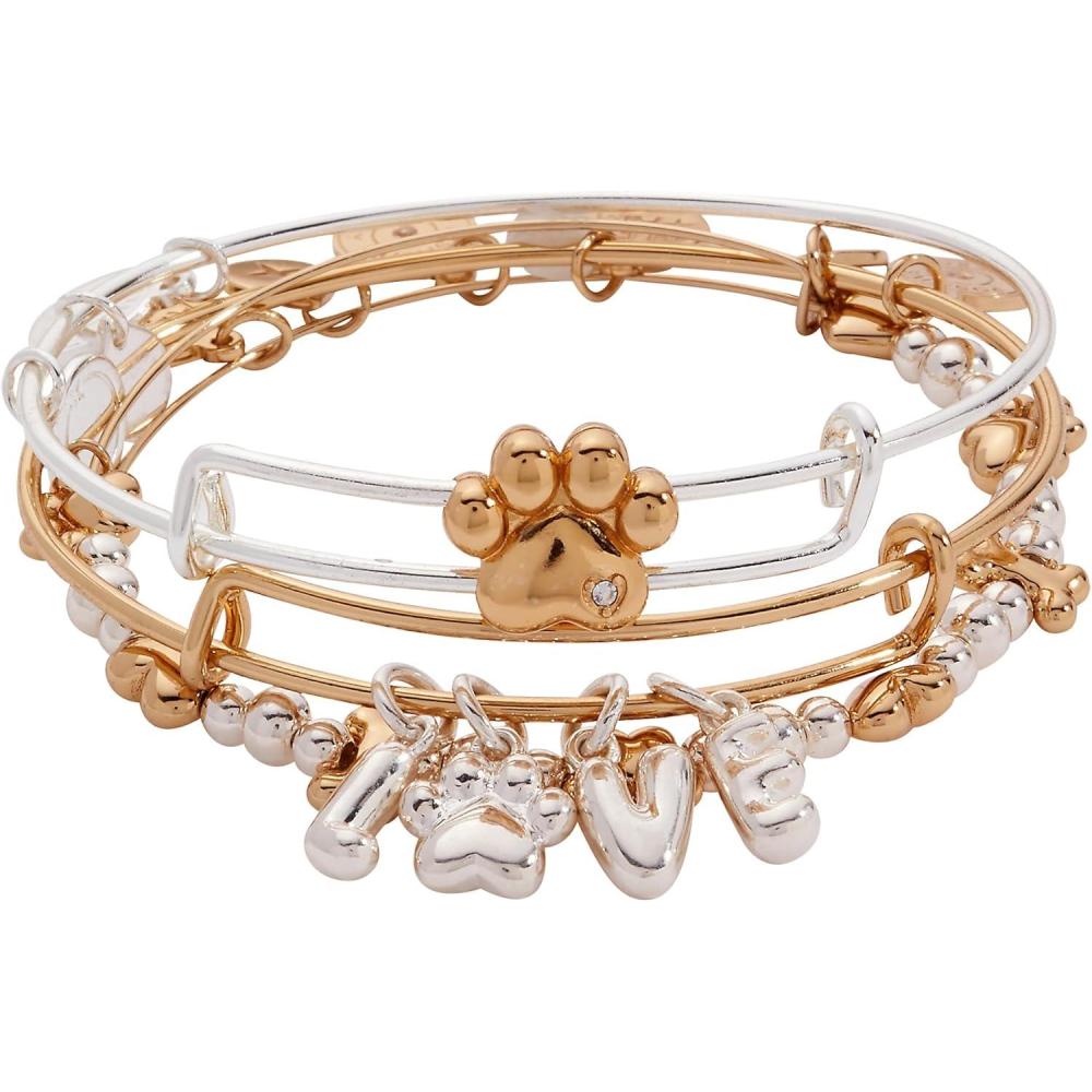 imageAlex and Ani Dog amp Paw Themed BraceletTwo Tone