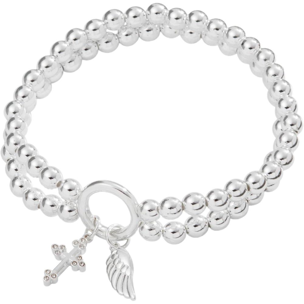 imageAlex and Ani Double Stretch BraceletsCross  Wing