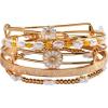 Alex and Ani Daisy Bangle set of 5
