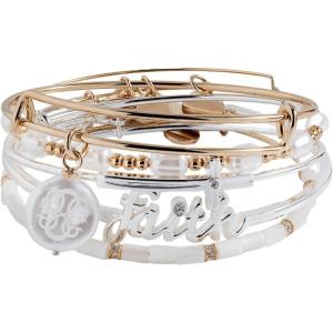 Alex and Ani Faith Bracelets Set of 5