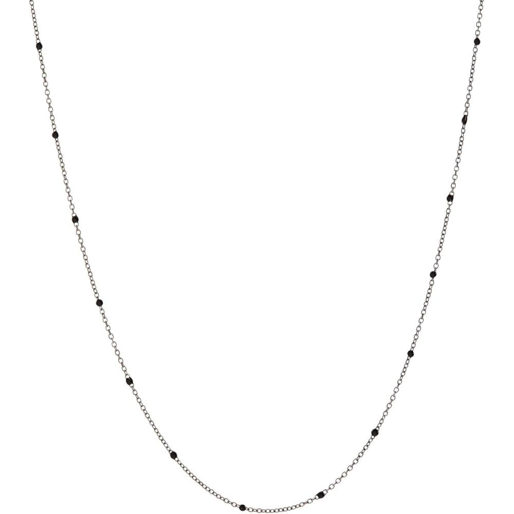 imageAlex and Ani Enamel White Dot Chain NecklaceBlack