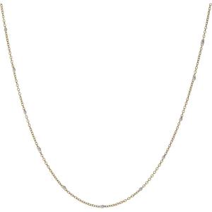 Alex and Ani Enamel White Dot Chain Necklace(White)