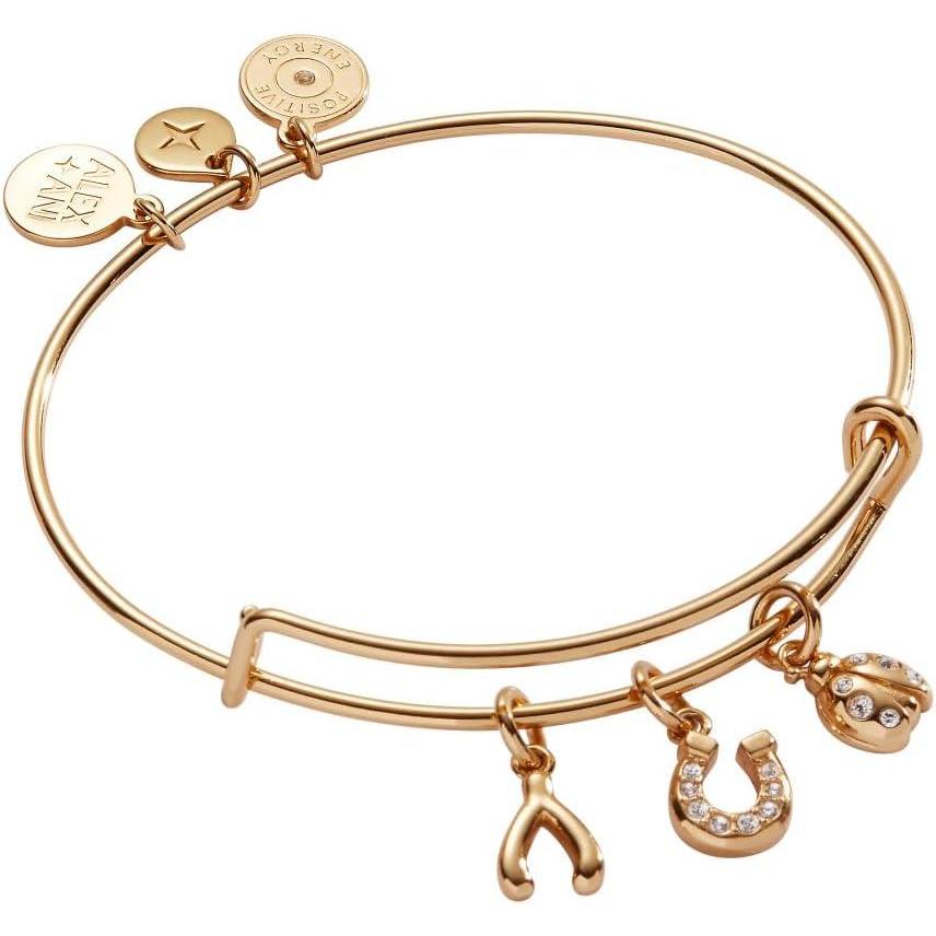 imageAlex and Ani Love and Luck MultiCharm BangleGold