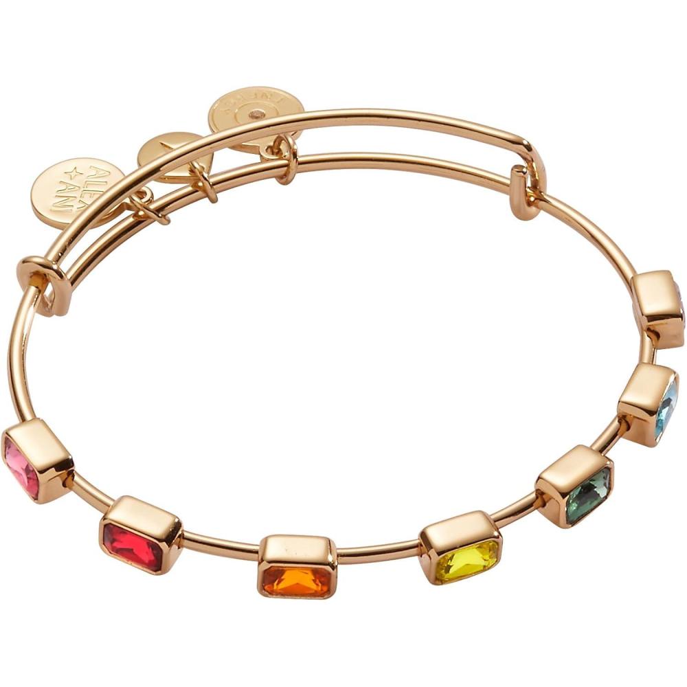 imageAlex and Ani Rainbow Ombre Pave JewelryRainbow InLine Stone Bangle