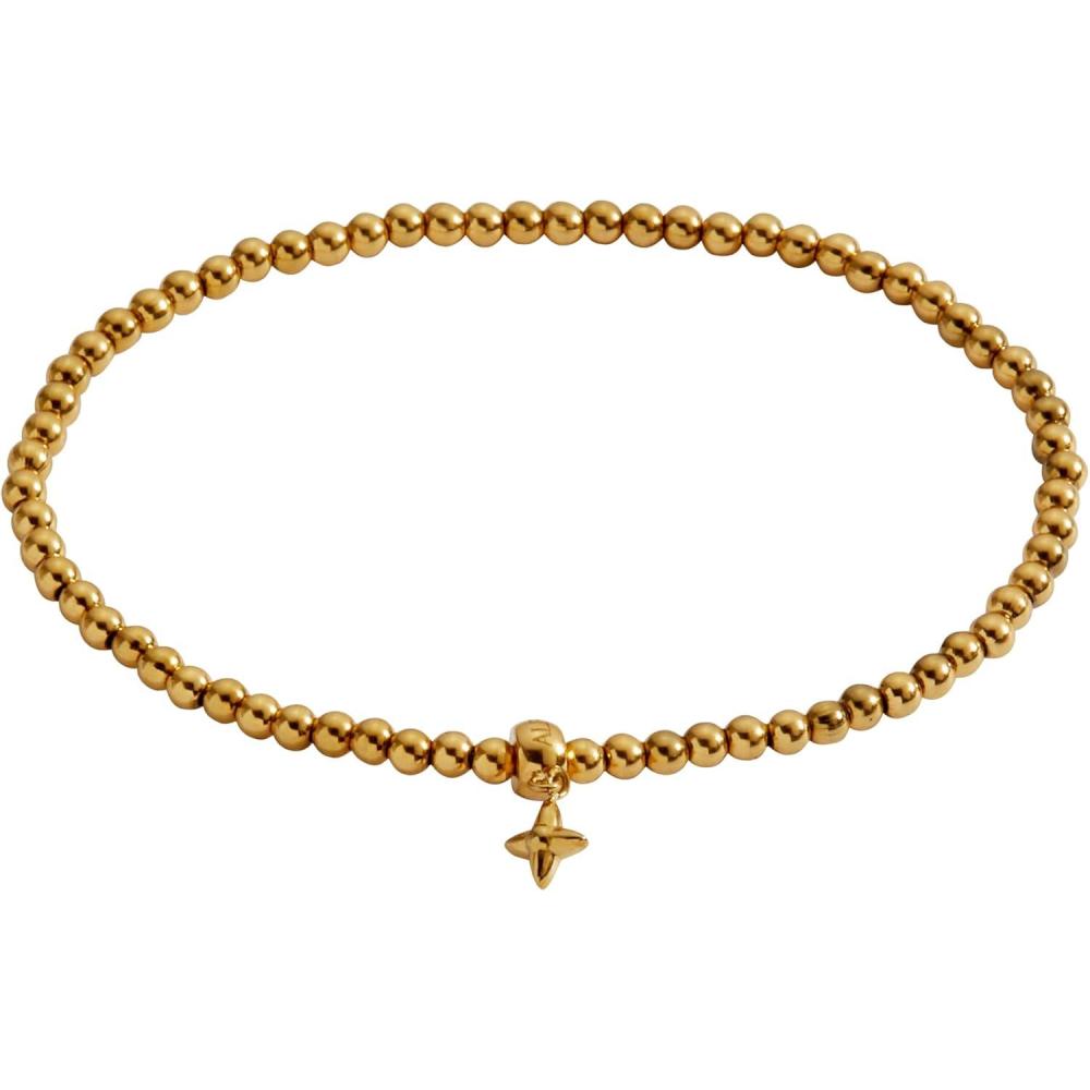 imageAlex and Ani Star Beaded Stretch BraceletsStainless Gold