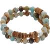 imageAlex and Ani Amazonite  Wood Beaded Wrap Bracelet