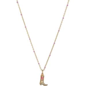 Alex and Ani Barbie Gold and Pink Jewelry(Alex and Ani Barbie™ Cowboy Boot Pendant Necklace)