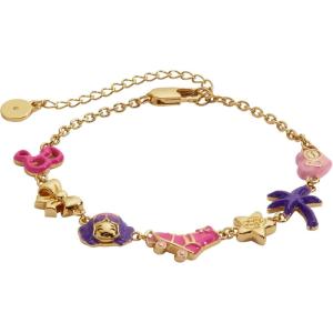 Alex and Ani Mattel® 80th Bracelet – Collectible Enamel Charms, Adjustable Fit, Nickel-Free(Barbie™ x Polly Pocket™ Bracelet)