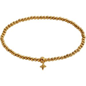 Alex and Ani Star Beaded Stretch Bracelets(Stainless Gold)