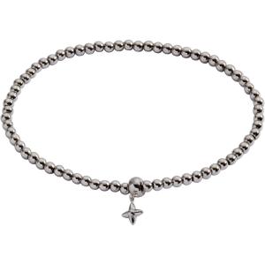 Alex and Ani Star Beaded Stretch Bracelets(Stainless Silver)