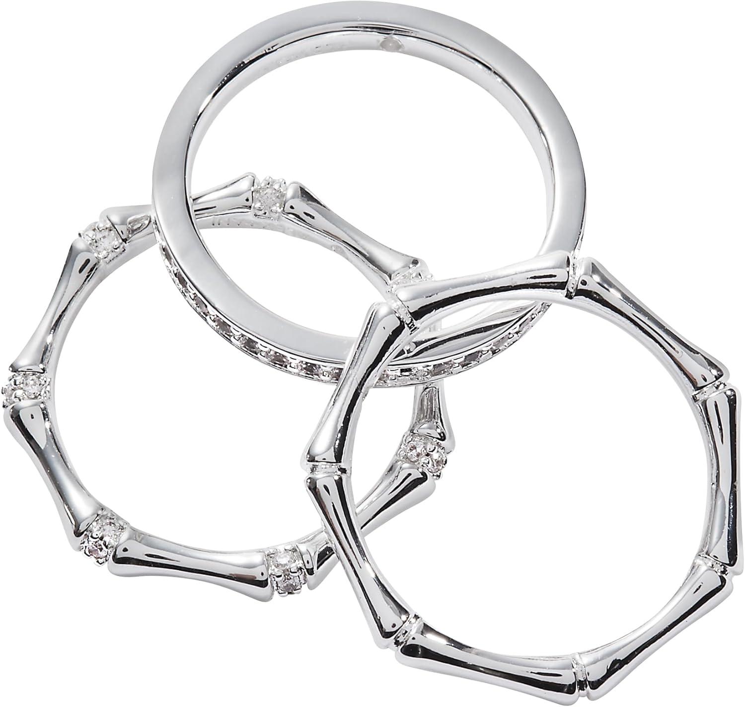 imageAlex and Ani Bamboo Wrap JewelryBamboo Trio Ring Set