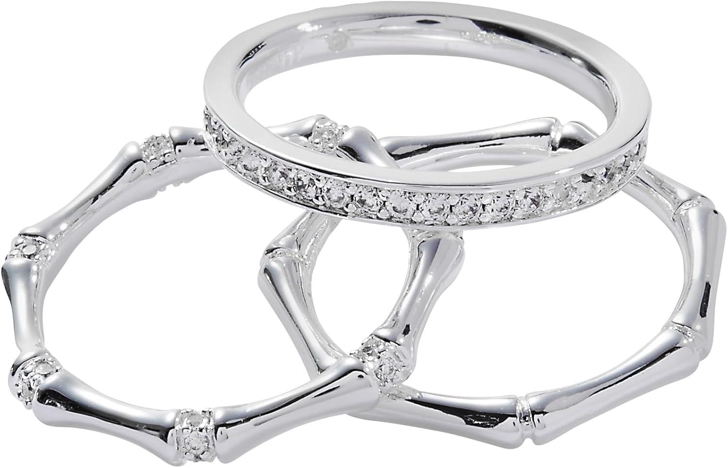 imageAlex and Ani Bamboo Wrap JewelryBamboo Trio Ring Set