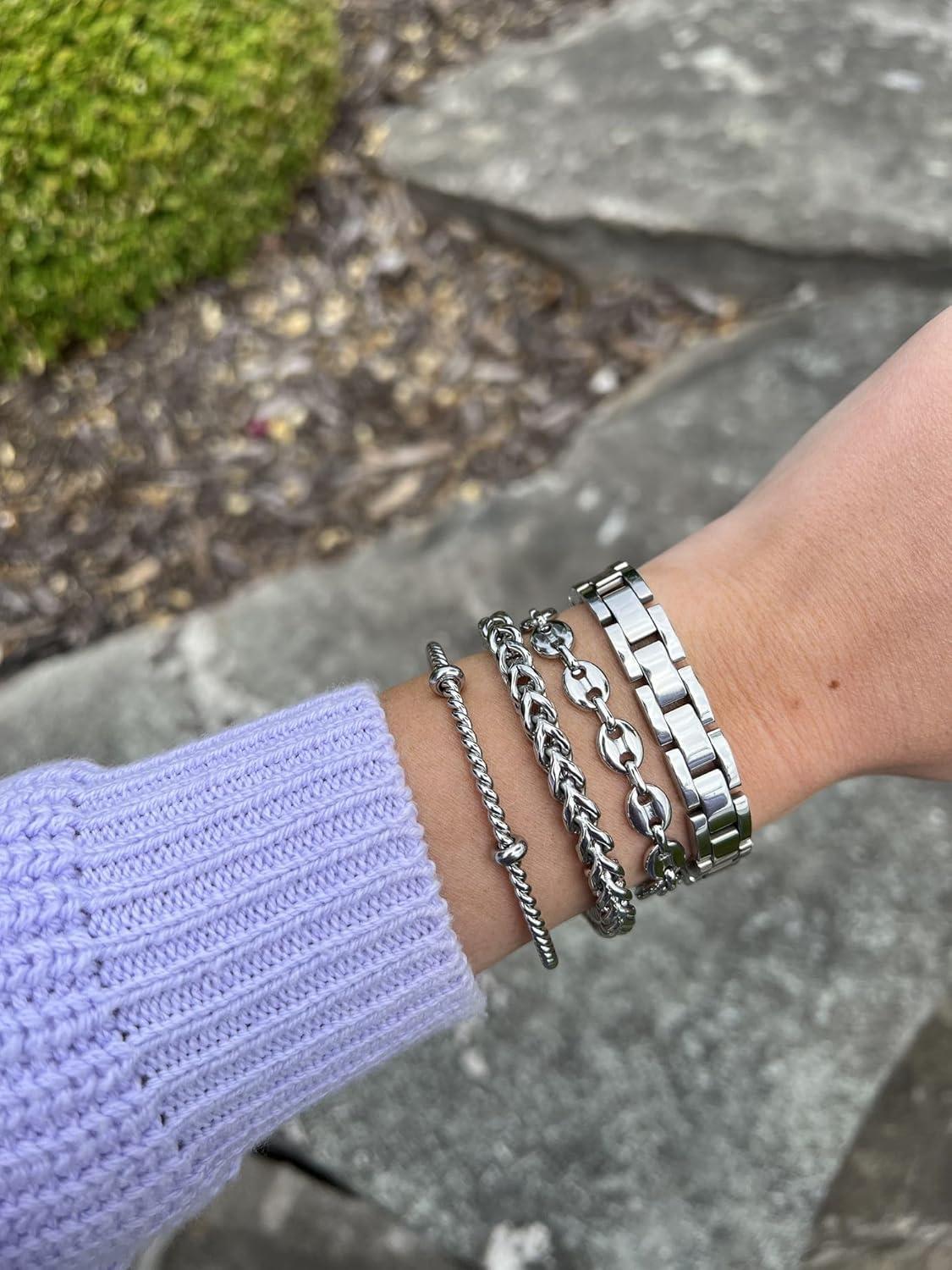 imageAlex and Ani Chain BraceletsWheat Stainless Silver