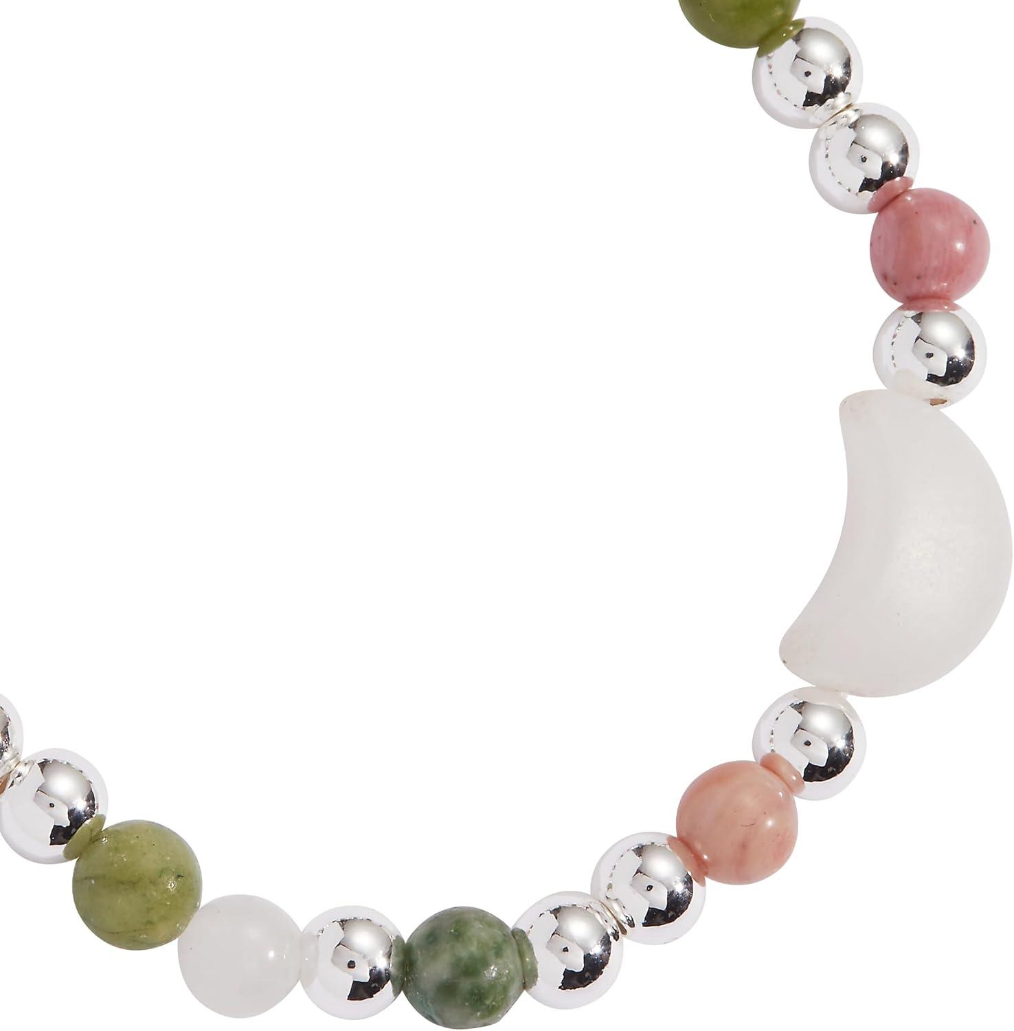 imageAlex and Ani Moon Healing Stone Woven Slider NecklaceBracelet