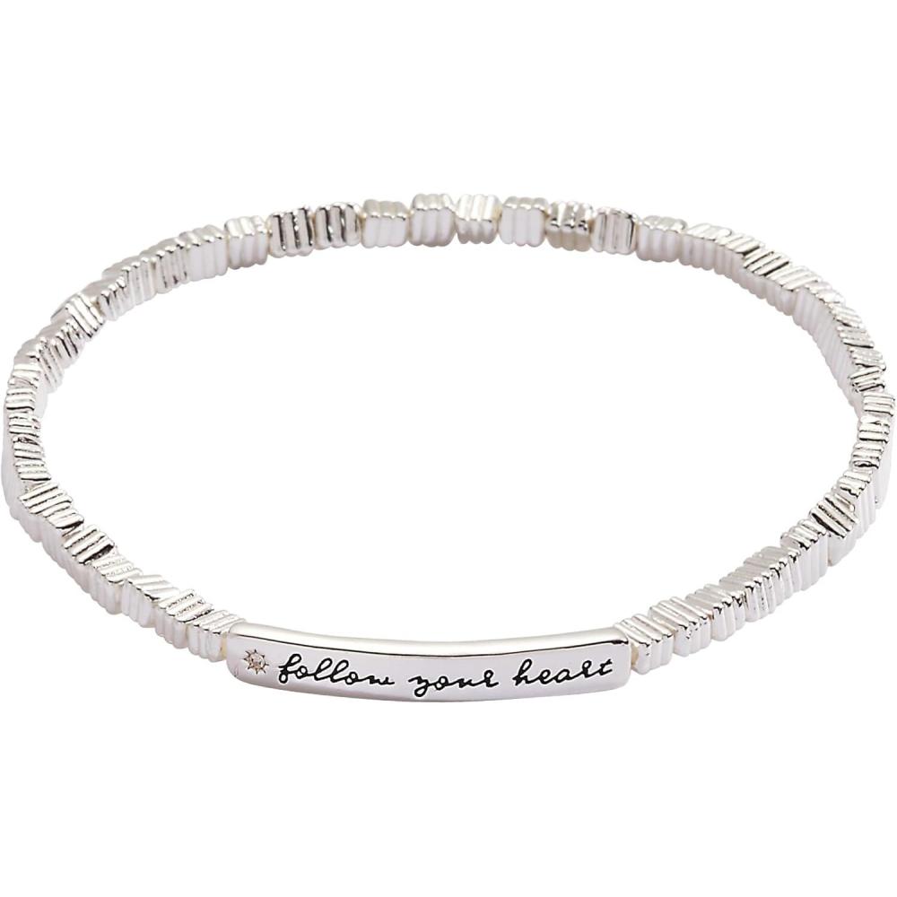imageAlex and Ani Follow Your Heart Stretch BraceletSilver