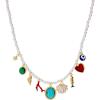 Moonlight Beach Pearl Charm Necklace