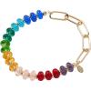 imageAlex and Ani Rainbow Beaded  Chain Stretch Bracelet