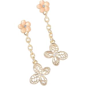 Alex and Ani Filigree Butterfly Necklace(Drop Earring)
