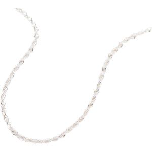 Alex and Ani French Rope Chain Necklace(Shiny Silver)