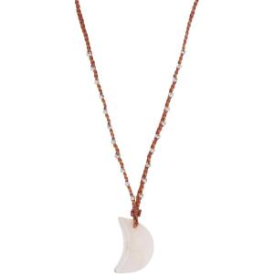 Alex and Ani Moon Healing Stone Woven Slider Necklace(Slider Necklace)