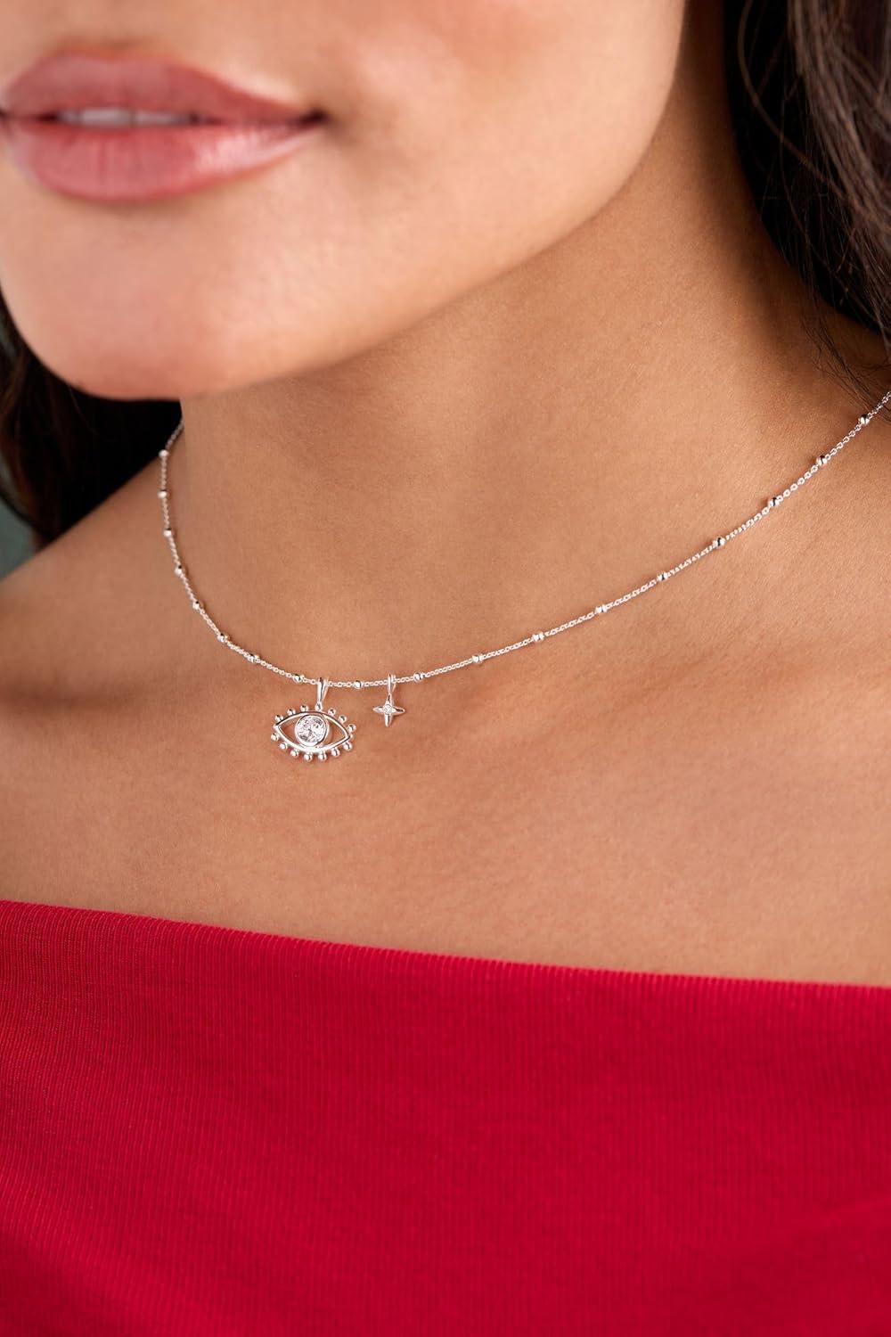 imageAlex and Ani Evil Eye Charm NecklaceDuo Charm Necklace