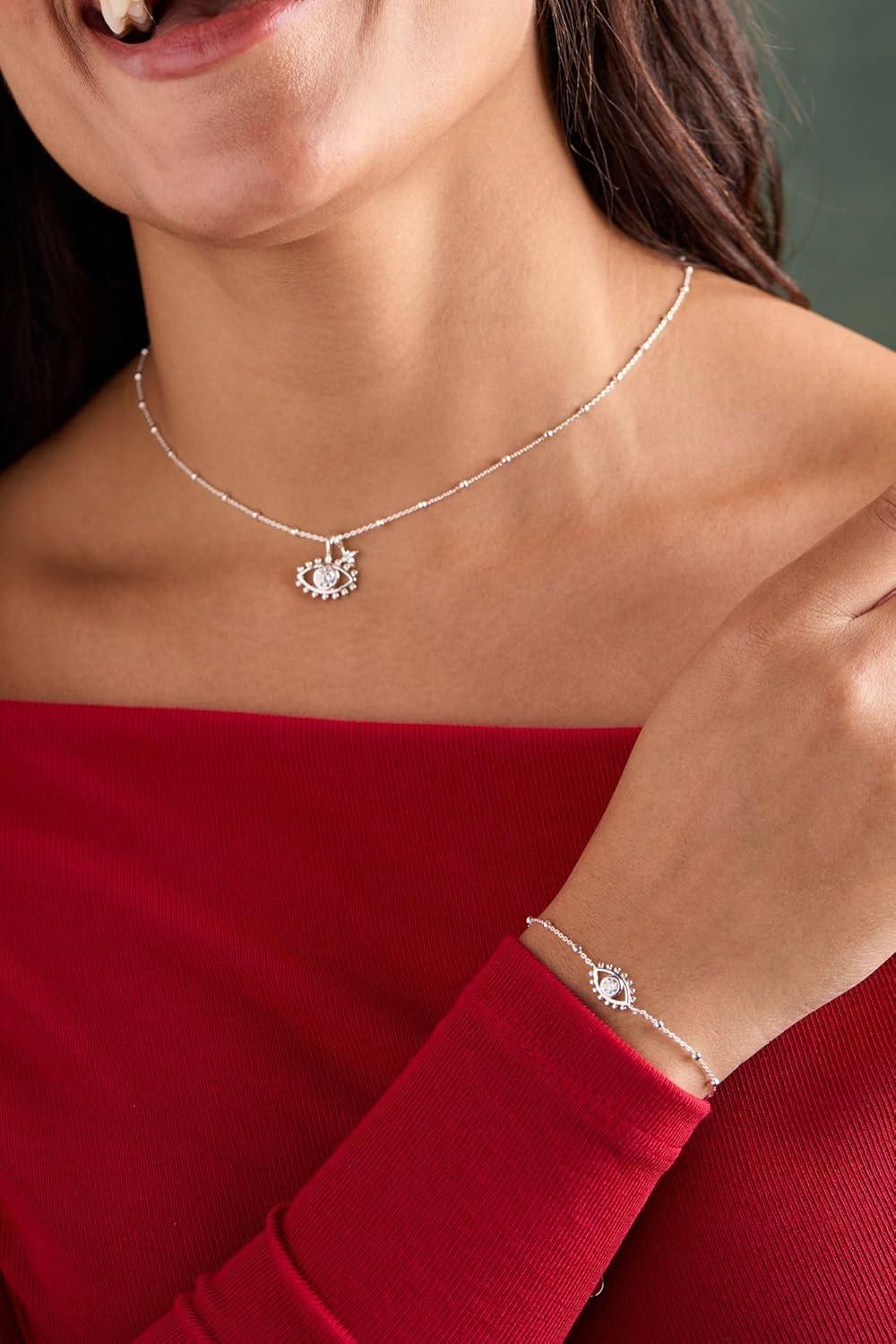 imageAlex and Ani Evil Eye Charm NecklaceDuo Charm Necklace