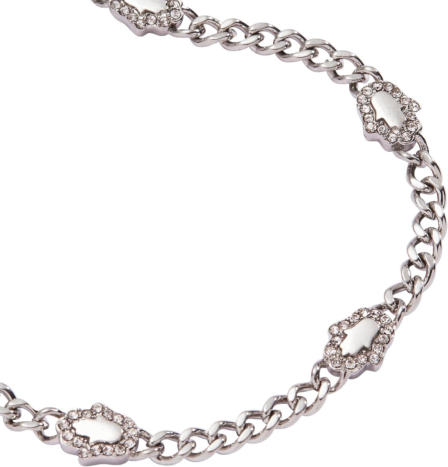 imageAlex and Ani Heart Curb Chain BraceletHamsa