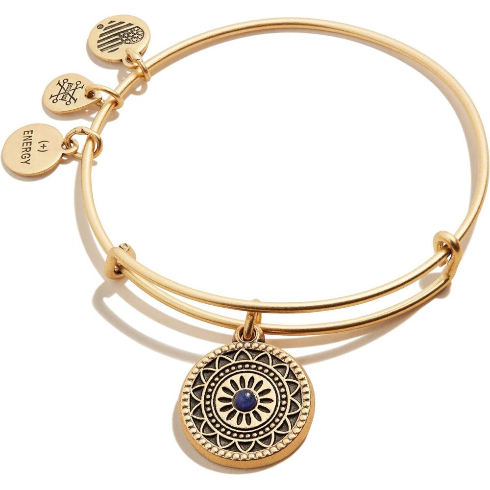 imageAlex and ANI Path of Symbols Expandable Bangle for Women New Day Charm Rafaelian Finish 2 to 35 inRafaelian Gold Finish