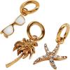 Beach Vacation Mini Charm Set