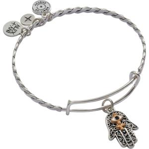 Alex and Ani Antique Hamsa Charm Bangle